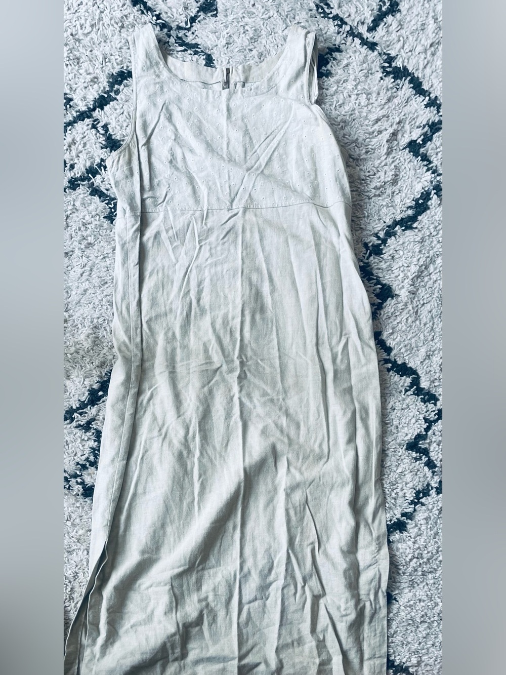 Vintage 90s Linen Dress